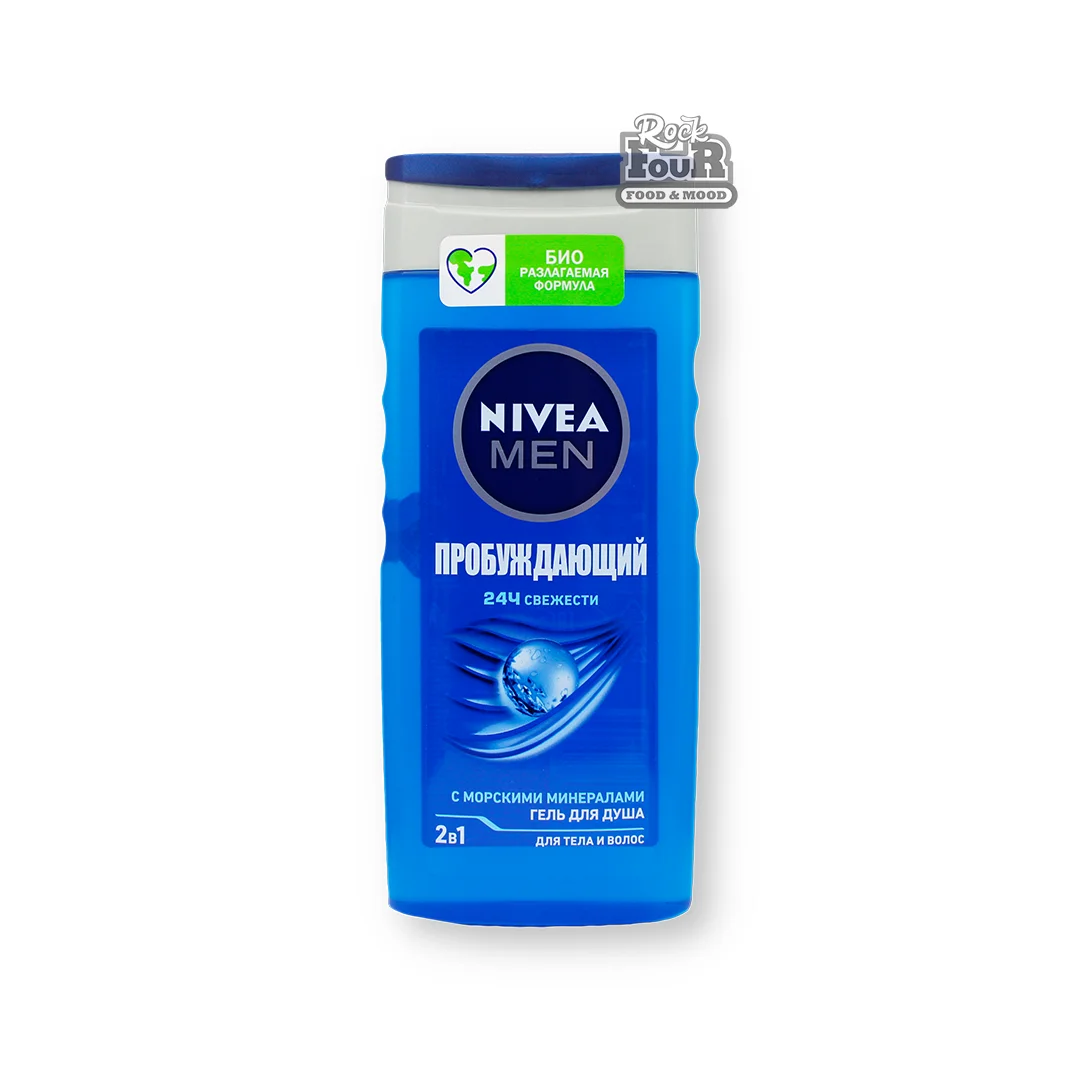 Գել լոգանքի «Nivea Men Արթնացնող» 250մլ